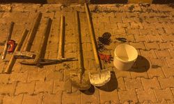 Kaçak kazı yapan 5 kişiye suçüstü!