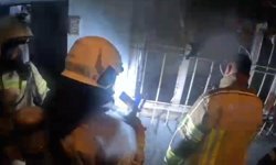 Diyarbakır’daki yangında itfaiye erlerinin zamanla yarışı