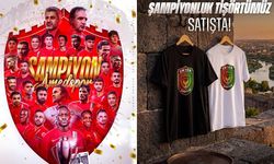 Amedspor’un şampiyonluk kutlaması için özel tasarım tişörtleri satışa çıktı