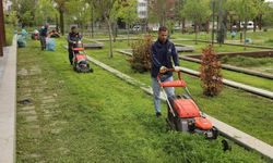 Diyarbakır’da parklarda yaz hazırlığı