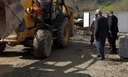 Çüngüş'te yol yapım çalışmaları devam ediyor