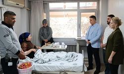 Dicle Üniversitesi yönetimi bayramda hastaları unutmadı