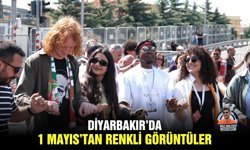 Diyarbakır’da 1 Mayıs’tan renkli görüntüler