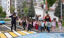 Diyarbakır’da çocuklara trafik eğitimi