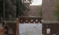 Diyarbakır'da dolu yağışı, felaket getirdi