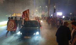 Şanlıurfa'da Galatasaraylılardan şampiyonluk kutlaması
