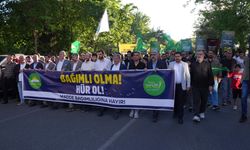 Diyarbakır'da, "Madde bağımlılığına hayır" yürüyüşü yapıldı