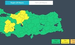 Meteorolojiden 15 il için sarı kodlu uyarı