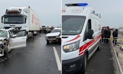 Siverek’te zincirleme kaza: 2 can kaybı, 2 yaralı
