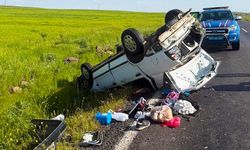 Şanlıurfa'da otomobil takla attı: 5 yaralı