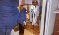 Buzdolabının içerisinde yılan çıktı