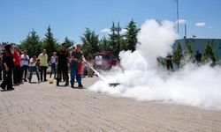 Diyarbakır'da yangın tatbikatı