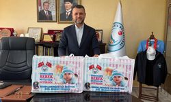 Diyarbakır Eğil Belediyesi'nden yenidoğan bebeklere hediye