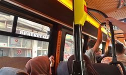 Diyarbakır sıcaklarında otobüs çilesi bitmiyor