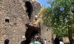 Diyarbakır Surlarındaki intihar girişiminden dram çıktı