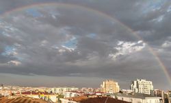 Diyarbakır’da muhteşem gökkuşağı