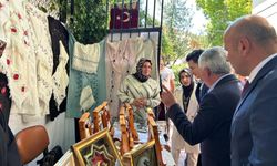 Diyarbakır Çermik'te kadınların el emeği sergisi açıldı