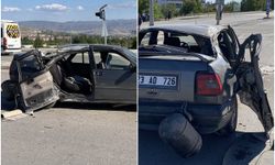 Elazığ’daki kazada 1’i ağır 3 yaralı