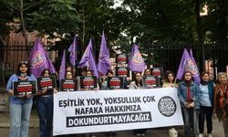 Kadınlar bakanlık önünden seslendi: Nafaka hakkı yaşam hakkıyla bağlantılı