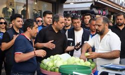 Zabıta ekiplerinden Diyarbakır Sur'da kaldırım işgali denetimi