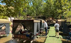 Çermik Belediye Başkanı Karamehmetoğlu, turistlerle bir araya geldi