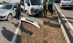 Diyarbakır YİKOB kavşağında trafik kazası