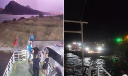 Elazığ'da fırtına: Feribot iskeleye yanaşamadı