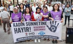 Ağrı’da 'kadın sünnetti' protestosu