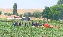 Ankara'da helikopter düştü