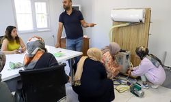 Belediyeden kadınlara klima-kombi eğitimi