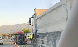 Muş'ta takla atan araçta 1 yaralı