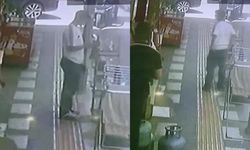 Mardin'de papağanın çalındığı anlar kamerada