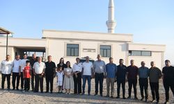 Bismil'de iş insanının yaptırdığı cami belediyeye teslim edildi