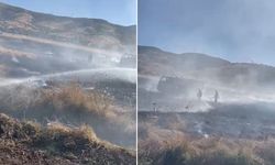 Elazığ’da arazi yangını