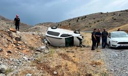 Adıyaman’da takla atan araçta 6 yaralı