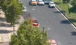Diyarbakır'da park halindeki araç yandı!