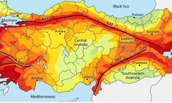 Türkiye'nin bölge bölge deprem risk haritası paylaşıldı: Güneydoğu bölgesi de var
