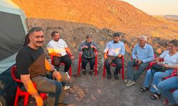 Diyarbakır Kulp’ta doğa nöbetine destek