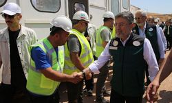 Tarım Bakanı Diyarbakır Silvan Projesi'nde incelemelerde bulundu