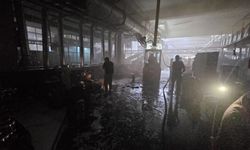 Kahramanmaraş'ta fabrika yangını