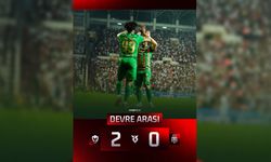 Amedspor ilk yarıda ikiledi