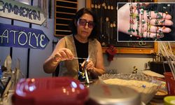 Diyarbakırlı Songül camlara hayat veriyor