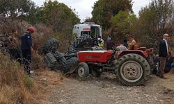 Traktör devrildi: 2 kişi yaşamını yitirdi