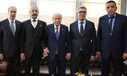 Sarallar ve Şahinler’den Bahçeli’ye ziyaret