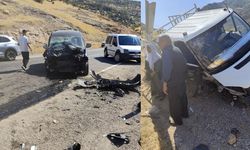 Siirt’te iki araç çarpıştı:4 yaralı