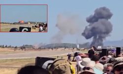 Yunanistan'da F-4 Phantom savaş uçağı, gösteri sırasında düştü