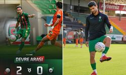 Amedspor ilk yarıyı 2-0 yenik kapadı