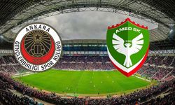 Amedspor deplasmanda ilk yarıyı 1-0  kapattı