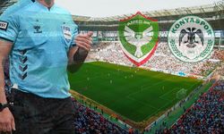 Amedspor-Konyaspor maçının hakemi belli oldu