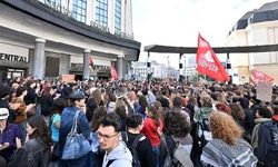 Belçika'daki öğrenci protestolarında 16 gözaltı
